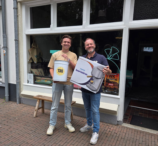 And the winner is... De winnaar van de Philips Baristina actie 🎉